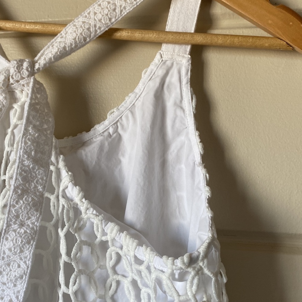 Crochet High/Low Midi Dress Size  Medium - Picture 11 of 11